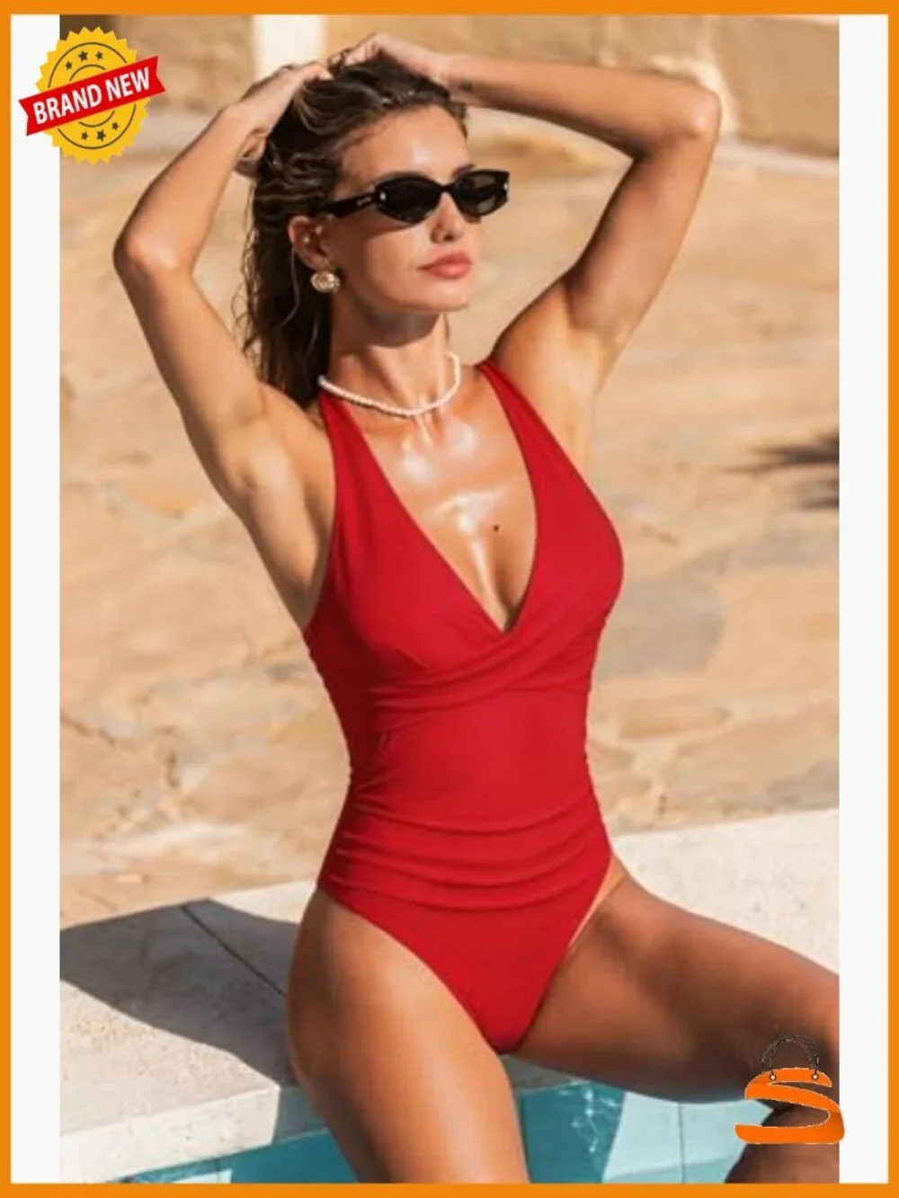 Tummy Control Halter One Piece Swimsuits Push Up Bathing Suits